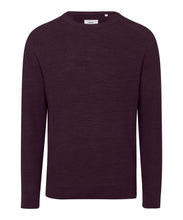 Load image into Gallery viewer, BRAX Cotton-Wool Crew Neck in Maroon 21-2007
