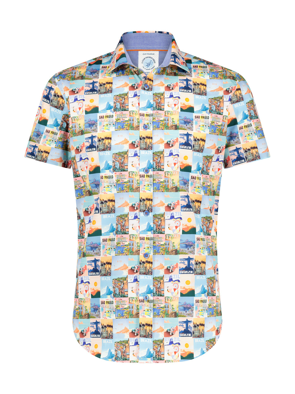 A FISH NAMED FRED Short Sleeve Posters Print Shirt 2603081