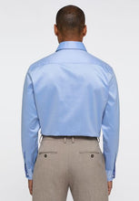 Load image into Gallery viewer, Eterna 1863 Soft Tailored Shirt Medium Blue with Blue Trim
