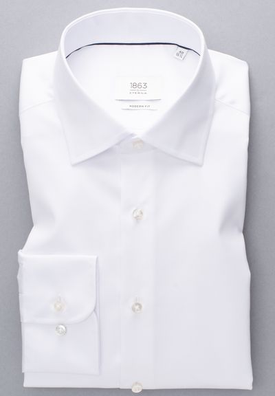 Eterna 1863 Pure Cotton Non-Iron Shirt White