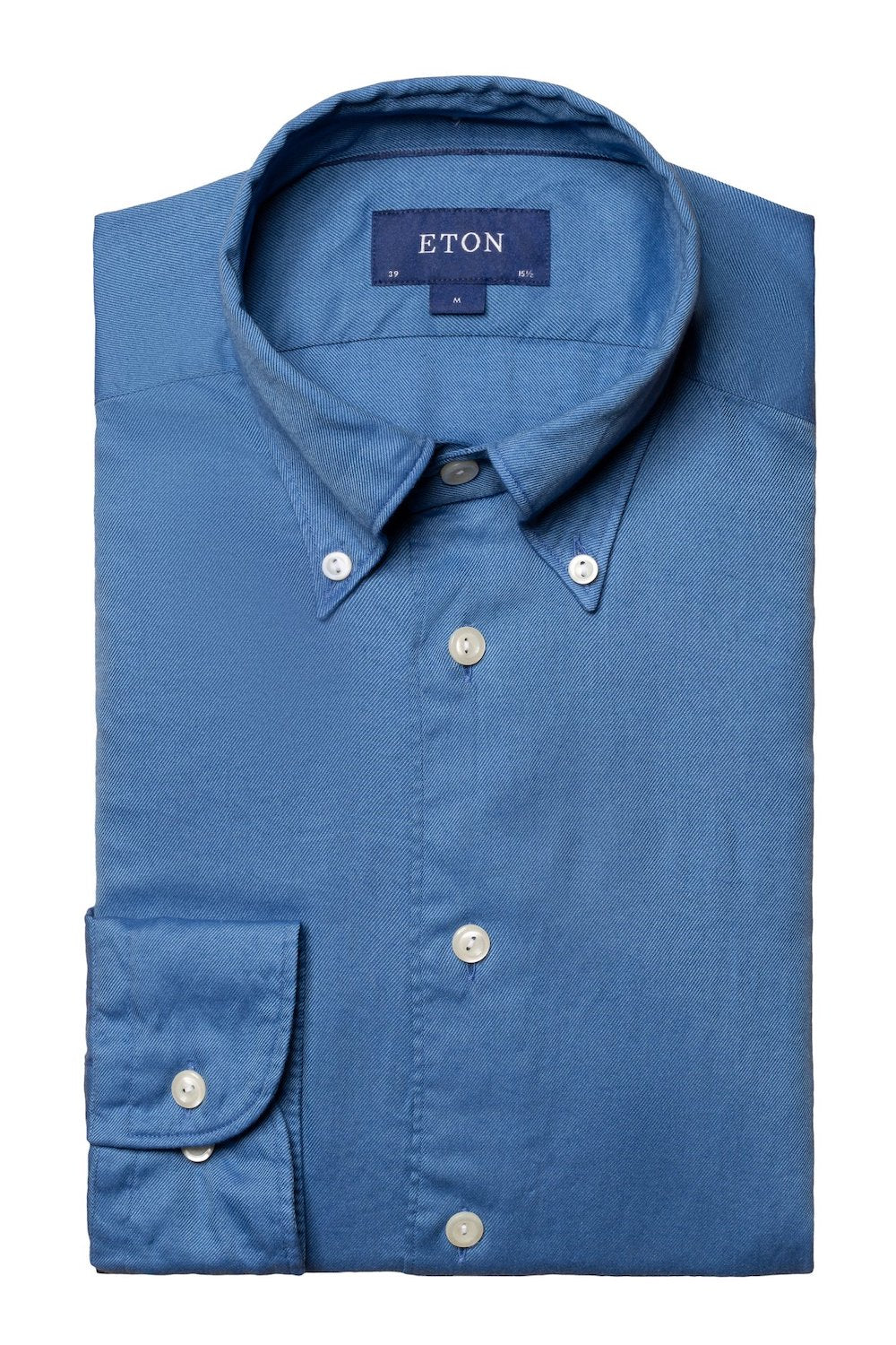 ETON Cotton-Tencel Casual Shirt in Blue