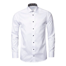 Load image into Gallery viewer, ETON Signature Twill Slim Fit Paisley Trimmed Shirt White
