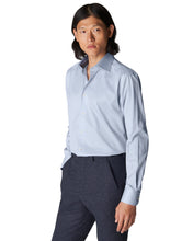 Load image into Gallery viewer, ETON Signature Twill Contemporary Fit Medallion Trimmed Shirt Light Blue
