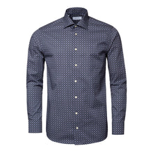 Load image into Gallery viewer, ETON Signature Twill Contemporary Fit Medallion Print Shirt Mid Blue
