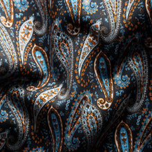 Load image into Gallery viewer, ETON Signature Twill Slim Fit Shirt Navy Paisley Print
