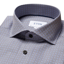 Load image into Gallery viewer, ETON Contemporary Fit Print Shirt Navy 10000377629
