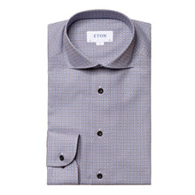Load image into Gallery viewer, ETON Contemporary Fit Print Shirt Navy 10000377629
