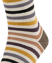 Load image into Gallery viewer, FALKE Tinted Stripe Socks in Beige Melange
