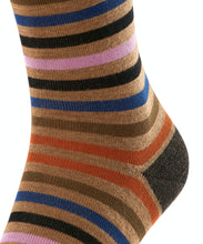 Load image into Gallery viewer, FALKE Tinted Stripe Socks in Dark Brown
