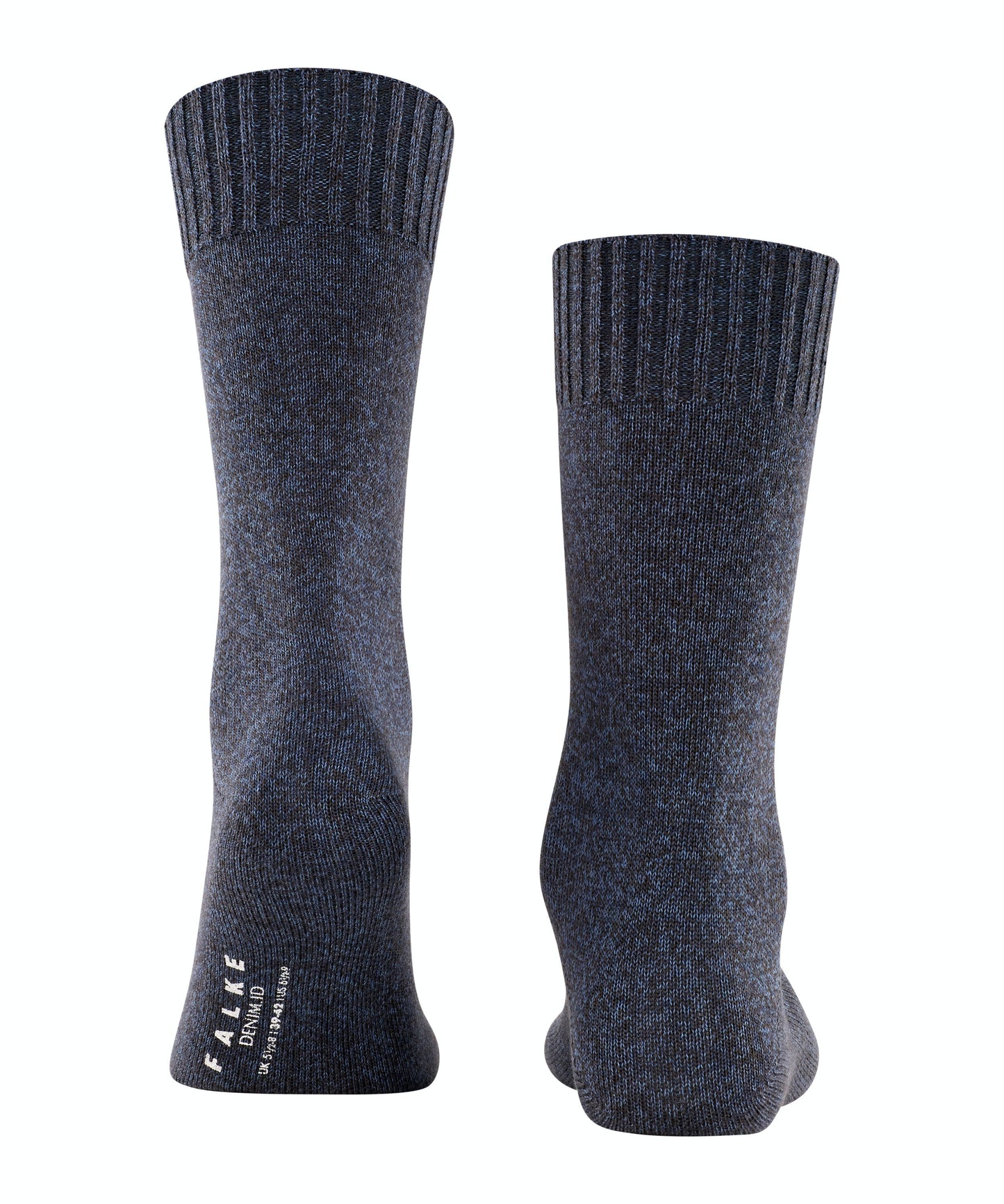 FALKE DENIM ID Socks in Blue-Brown