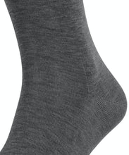 Load image into Gallery viewer, FALKE TIAGO Socks in  Light Grey Melange 14662
