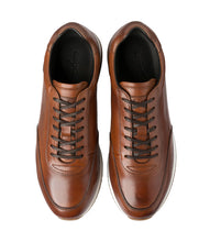 Load image into Gallery viewer, LOAKE Bannister Cedar Burnished Calf Trainers
