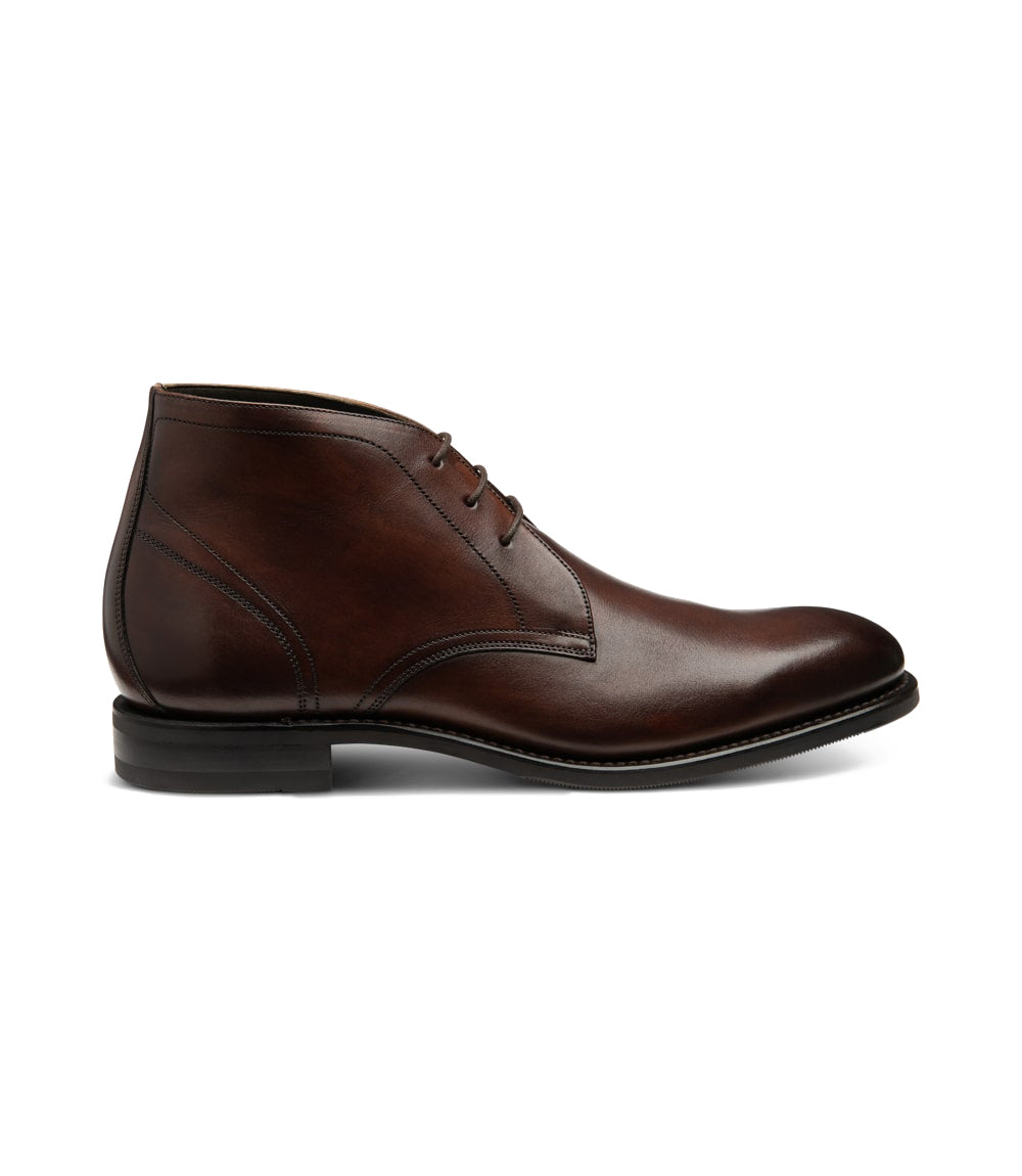 Loake Myers Chukka Boot - Dark Brown Calf