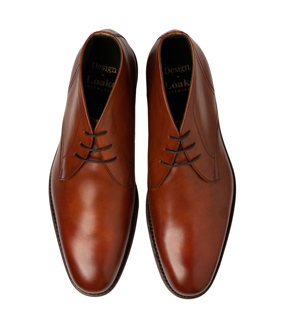 Loake Myers Chukka Boot - Tan Calf