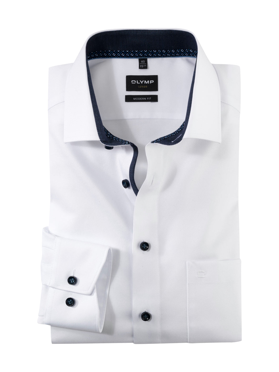 OLYMP Luxor Modern Fit Shirt in White