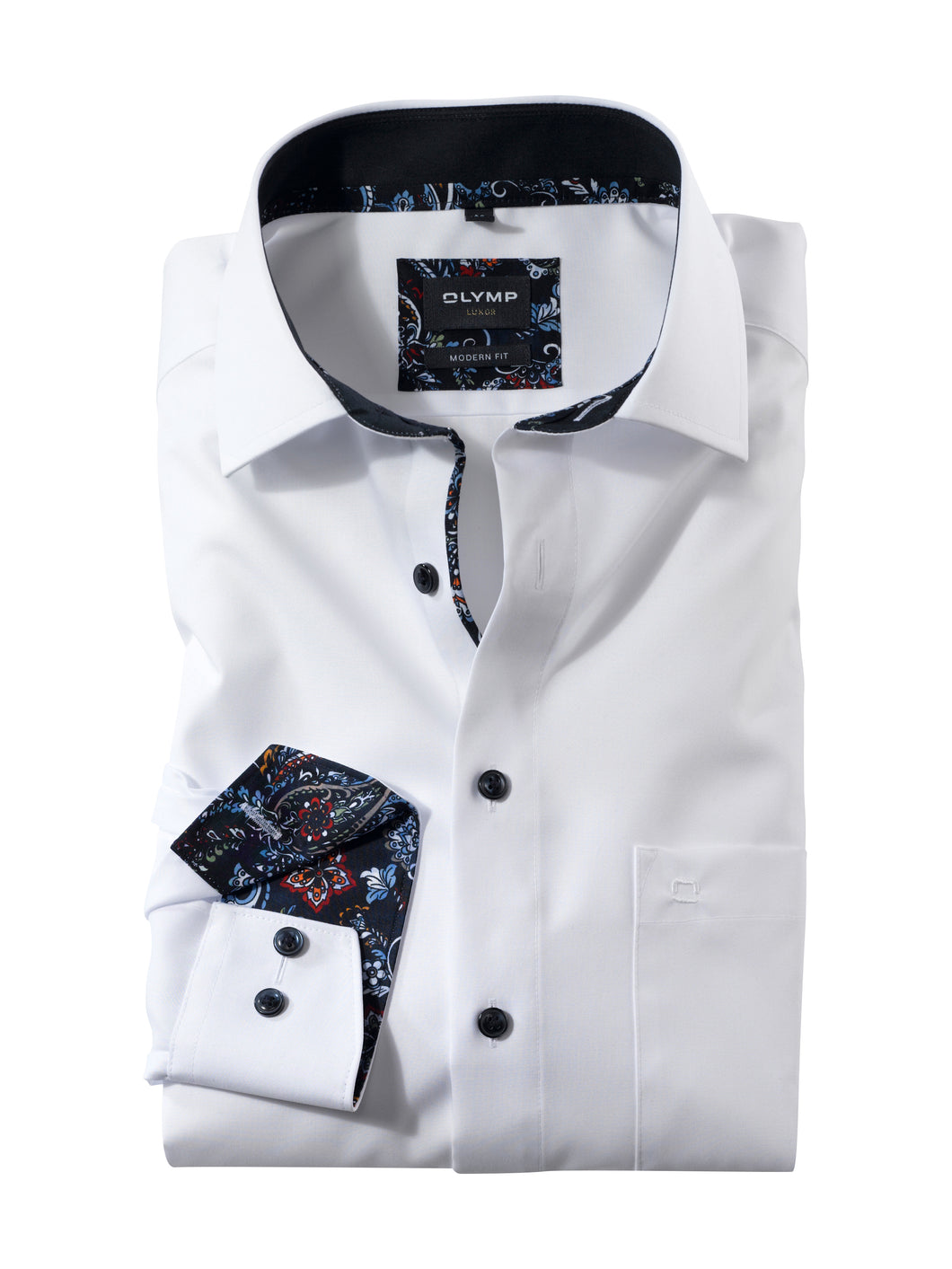 OLYMP Luxor Modern Fit Shirt in White
