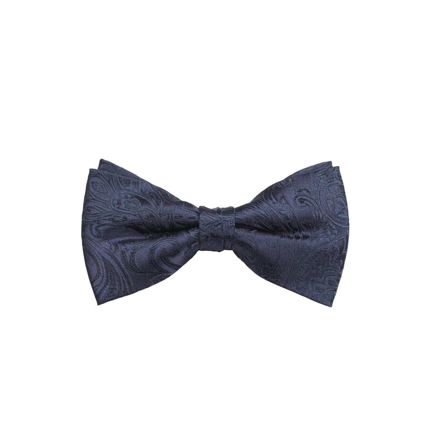 Olymp Silk Jacquard Bow Tie - Navy