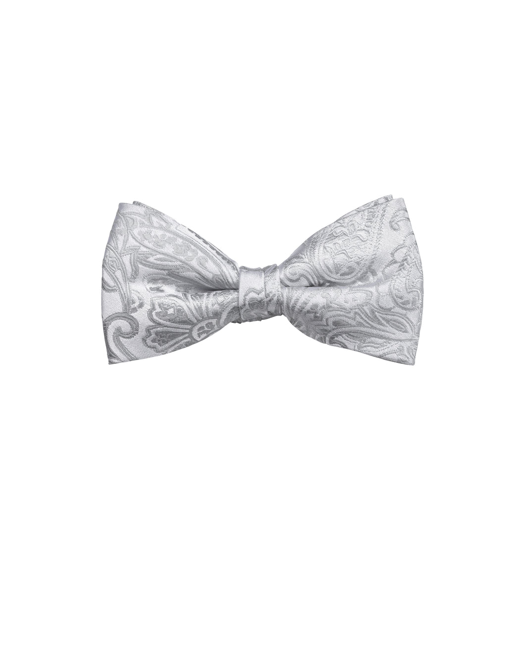 OLYMP Silk Jacquard Bow Tie Light Grey