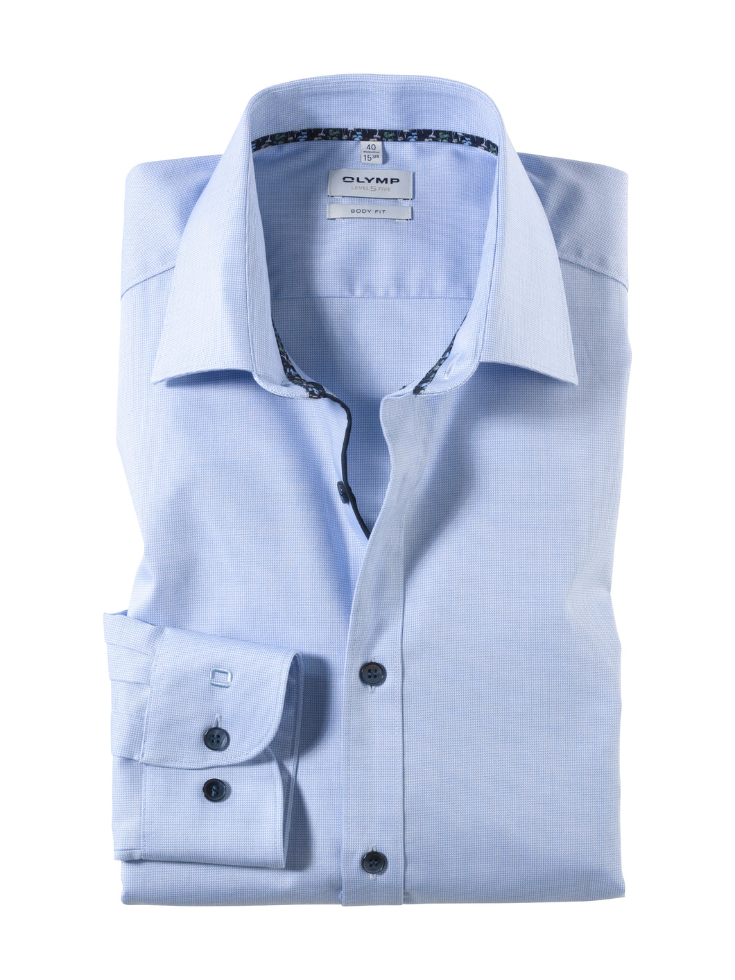 OLYMP Level 5 Body Fit Shirt in Light Blue 205924