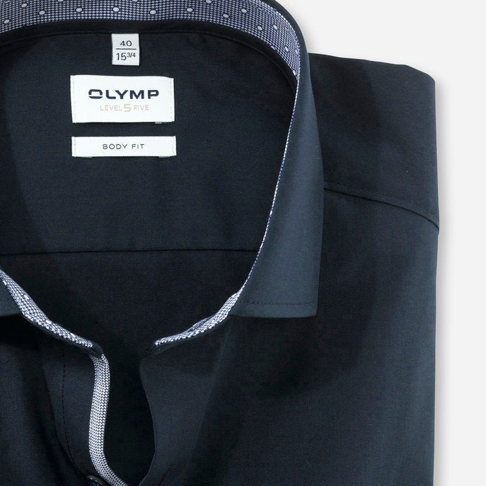 Olymp Level 5 Slim Fit Shirt - Navy