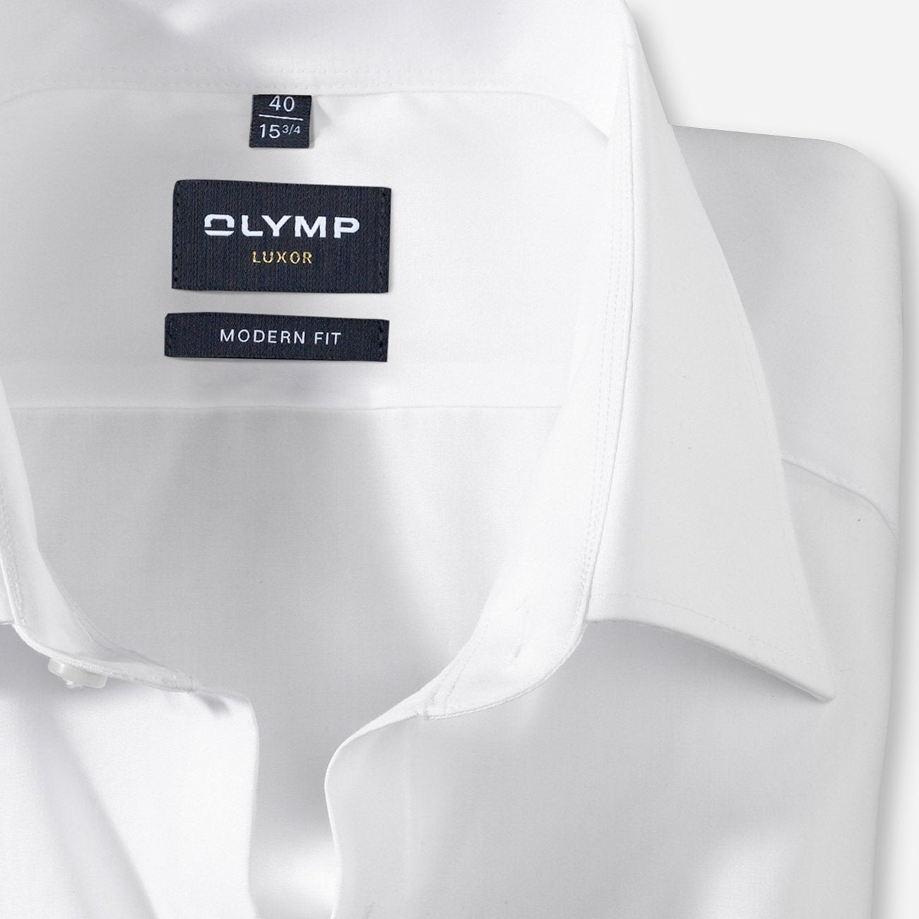 Olymp Luxor Modern Fit Non-Iron Shirt - White