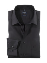 Load image into Gallery viewer, Olymp Luxor Modern Fit Shirt in Black
