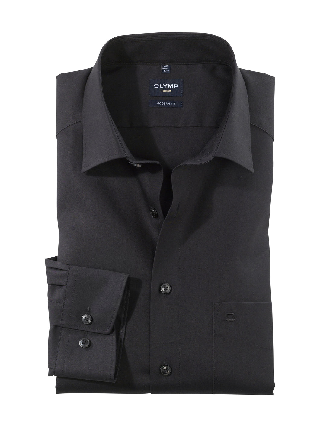 Olymp Luxor Modern Fit Shirt in Black