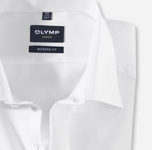 Load image into Gallery viewer, OLYMP Luxor Modern Fit Dress Shirt in White
