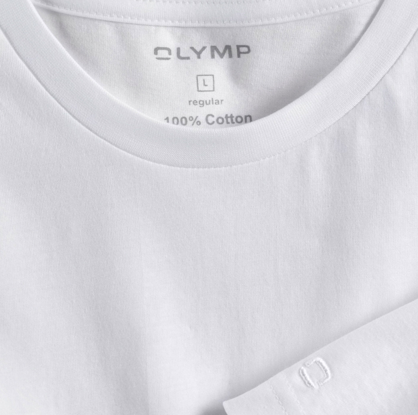 Olymp 2 Pack Round Neck T Shirt - White