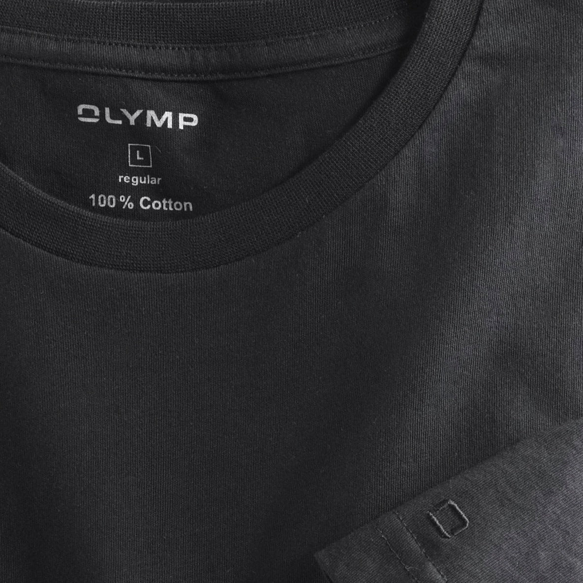 Olymp 2 Pack Round Neck T Shirt - Black