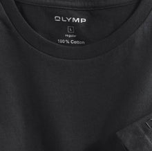 Load image into Gallery viewer, OLYMP 2 Pack Round Neck T Shirt in Black
