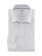 Load image into Gallery viewer, OLYMP Luxor 24-Seven Modern Fit Dynamic Flex Jersey Shirt White
