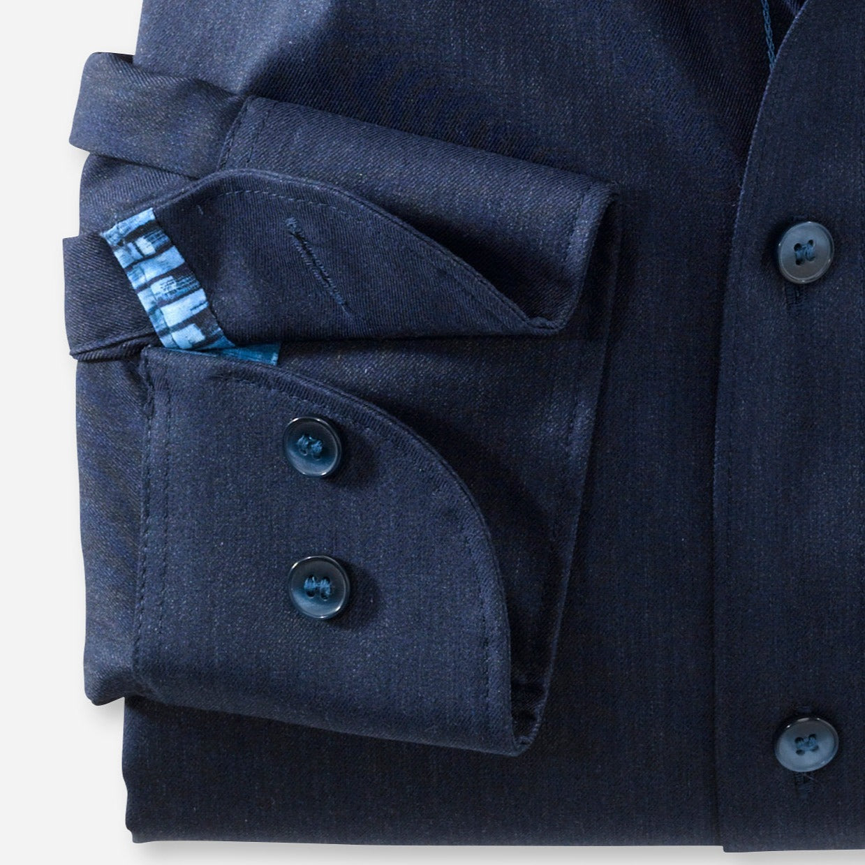 Olymp Level 5 Slim Fit Shirt - Navy