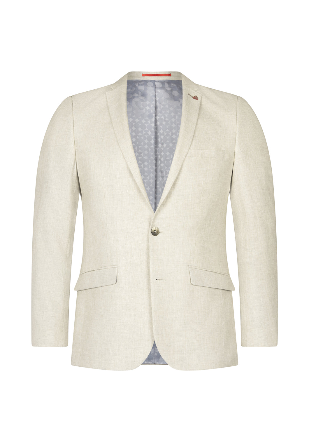 ROY ROBSON Slim Fit Linen and Cotton Jacket in Light Beige 08106 2082