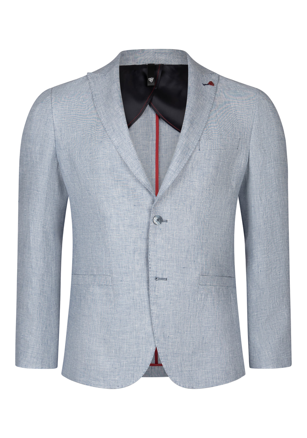 ROY ROBSON Slim Fit Linen Jacket in Light Blue 08500 2782