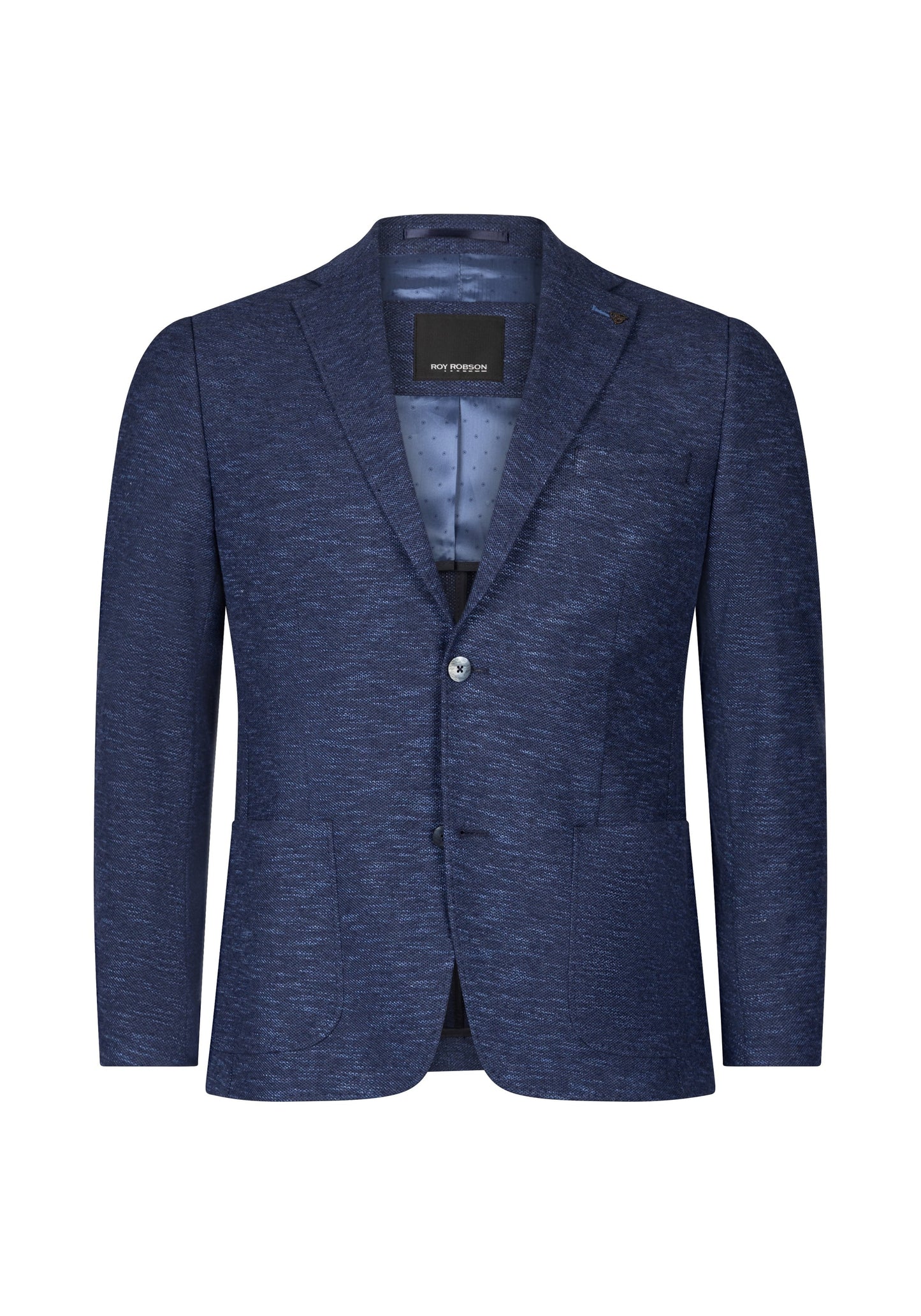 Roy Robson Regular Fit Jersey Jacket - Navy
