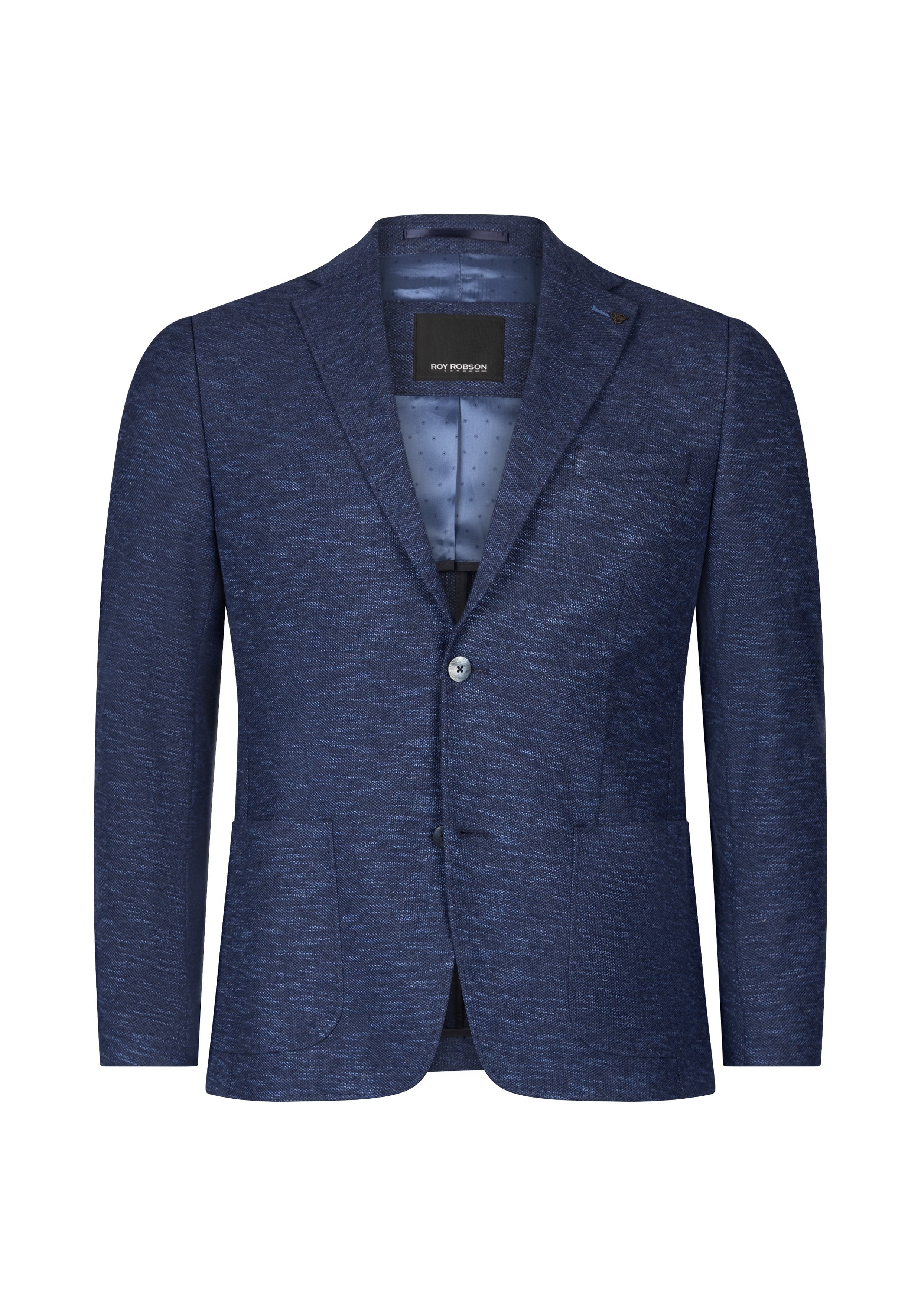 Roy Robson Regular Fit Jersey Jacket - Navy