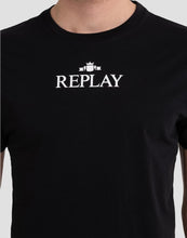 Load image into Gallery viewer, REPLAY Slim Fit T Shirt in Black M6473 22980P
